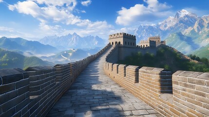 Obraz premium The Great Wall is a huge series
