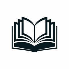 free vector flat book logo template collection for education branding