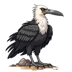 Obraz premium Embrace the strength of the majestic avian guardian of the forgotten lands, illustration of fantasy creature concept.