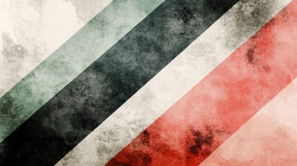 Abstract Diagonal Striped Pattern with Grunge Texture