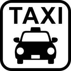 タクシーのアイコン © AQ-taro Images