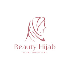 Beauty Hijab Store Logo Image