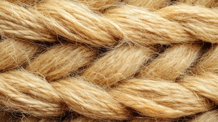 Fototapeta premium Close-up of Intertwined Light Brown Threads