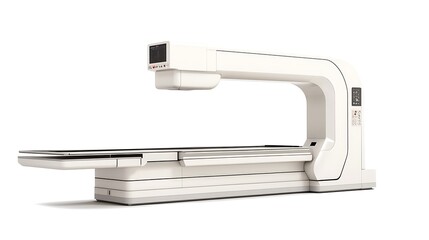 Arm xray machine scanner isolated on white background