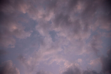 Obraz premium time lapse clouds