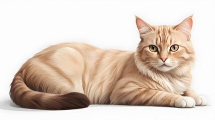 Obraz premium View of adorable Cute domestic domestic cat