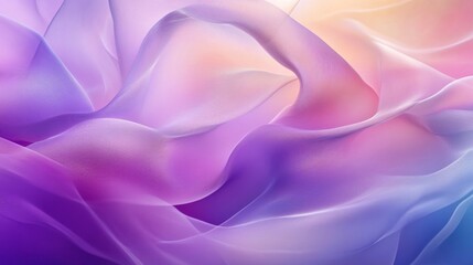 Obraz premium Abstract Flowing Purple and Pink Fabric with Soft Light
