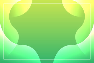 Green And Yellow Abstract Background Style