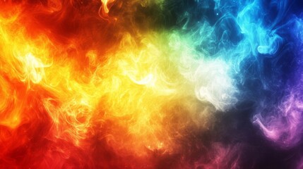 Obraz premium Abstract Colorful Smoke and Energy Swirls