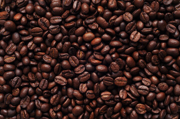 Coffee beans background