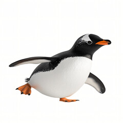 Obraz premium Penguin on white background