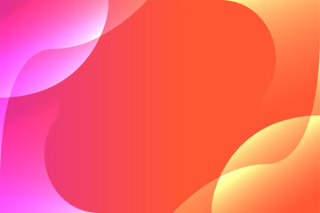Pink And Yellow Abstract Background Style