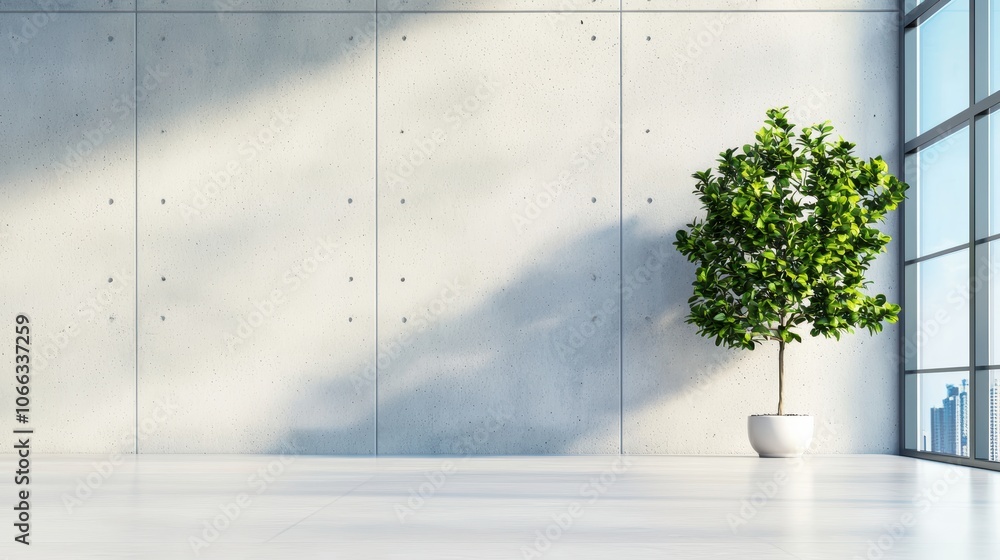Poster a smooth, polished concrete surface, with subtle variations in color and texture, creating a sense o