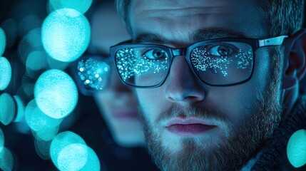 A team of diverse cybersecurity professionals collaborating in a modern office setting, analyzing data and discussing security protocols.