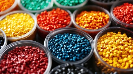 Colorful Plastic Pellets