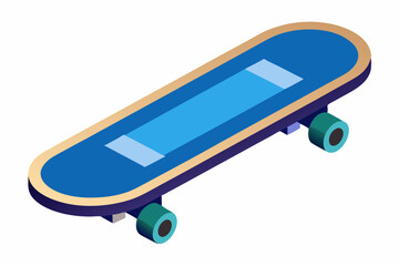 Skateboarding in the white background