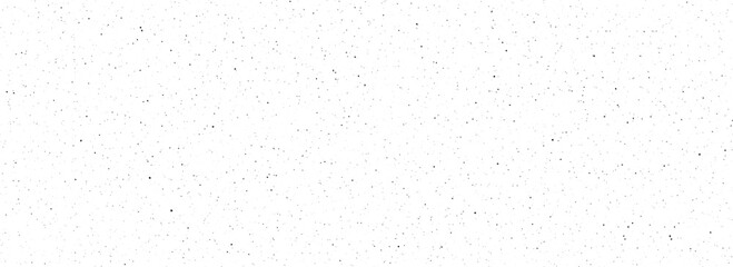 Black and white dirty dot seamless pattern. Grunge dripped splashed sprinkles, particles, dust wallpaper. Small distress noise grain repeated background. Random mottled gritty overlay texture. Vector