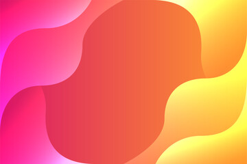 Pink And Yellow Abstract Background Style