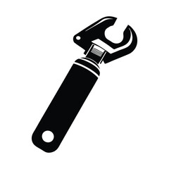 kitchen tool silhouette can opener vector art for kitchen accessories
