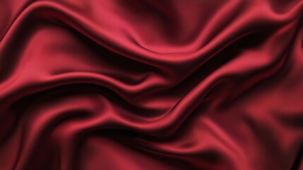 Obraz premium A smooth satin fabric texture background with subtle folds and a soft
