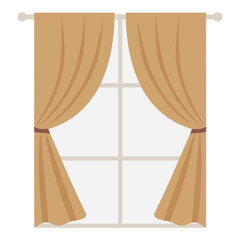 aesthetic curtains and windows