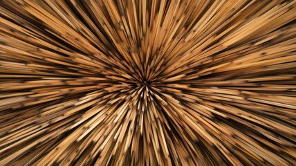 Obraz premium Abstract Wooden Pattern with Radial Lines