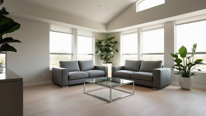 Obraz premium Modern Minimalist Living Room