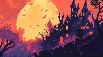 Holiday event halloween background 