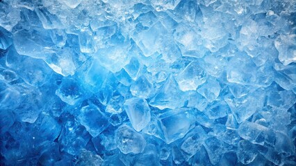 Obraz premium Abstract blue ice texture background in blue and white gradient High Angle