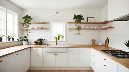 Fototapeta premium Cozy and Functional Kitchen Design