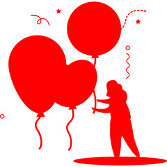 Happy birthday single vector icon