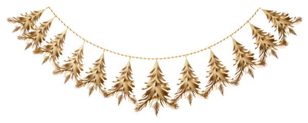 PNG Swags Garland necklace jewelry tree.