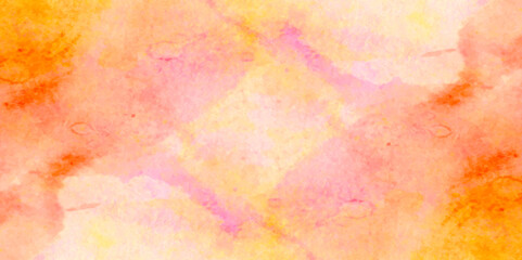 Abstract bright texture of pink in yellow paint background, Splash acrylic colorful background, beautiful watercolor background for your design, perfect for creative designs, artistic projects.	