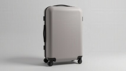 Snug suitcase cover waterproof mockup on medium suitcase, blank design perfect for custom artwork