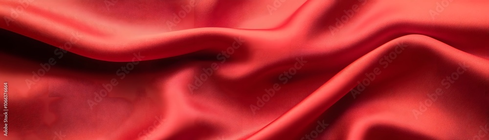 Poster abstract red fabric with a textured surface
