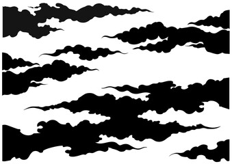 雲海のシルエット