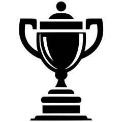 Champion trophy silhouette