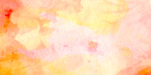 Abstract bright texture of pink in yellow paint background, Splash acrylic colorful background, beautiful watercolor background for your design, perfect for creative designs, artistic projects.	