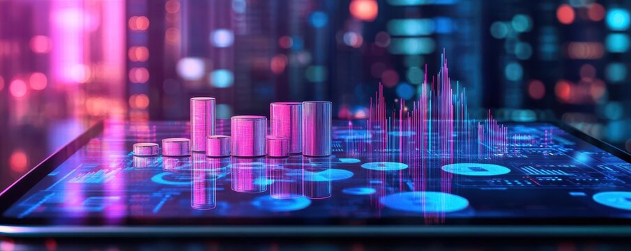 Digital tablet with startup revenue model, business strategy and investment planning