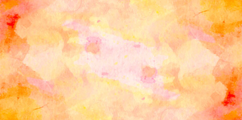 Abstract bright texture of pink in yellow paint background, Splash acrylic colorful background, beautiful watercolor background for your design, perfect for creative designs, artistic projects.	