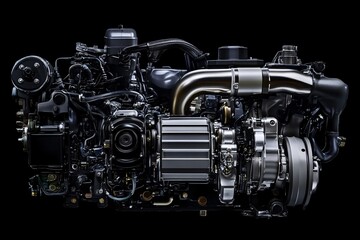 Fototapeta premium Advanced Mechanics View of a High-Performance Engine