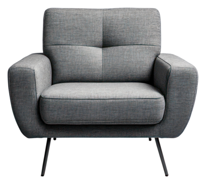 PNG Minimal grey modern armchair furniture contemporary upholstered.