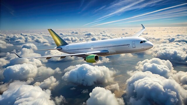 Airplane named after tennis player Novak Djokovic flying in the sky , Air Serbia, Airbus A319, Novak Djokovic