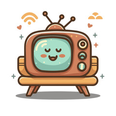 retro tv set