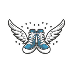 illustration of a pair of sneakers