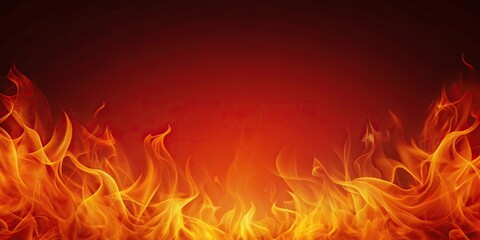 Fototapeta premium Abstract fire colored background created with minimalist design