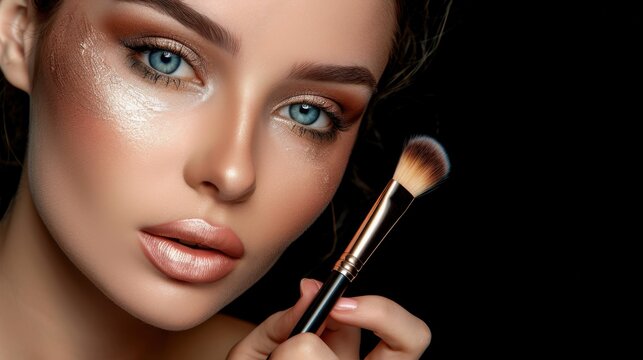 Makeup Masterclass: Leading a makeup workshop, this woman empowers others by sharing tips and tricks for enhancing beauty, fostering creativity and confidence.
