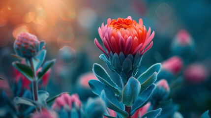 Beautiful Blooming Flower in a Garden Setting