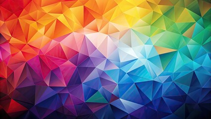 Abstract geometric backgrounds full color polygon background