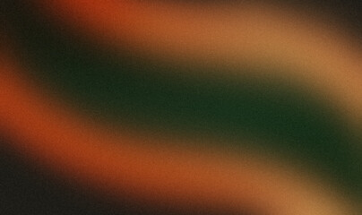 Dark glowing color flow grainy gradient background. Vibrant red orange black color wave shaped on dark, smooth color flow, website header design, poster, banner, cover.